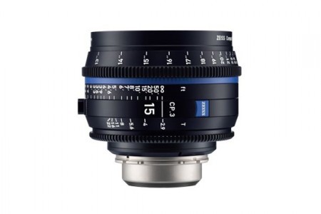 Zeiss CP.3 15mm T2.9 Compact Prime Lens (EF) Mount, Meters 