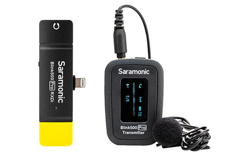 Saramonic Blink 500 Pro B3 Digital Wireless Omni Lavalier Microphone System for Lightning iOS Device