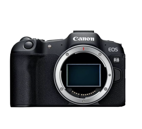 Canon R8 camera with memory 