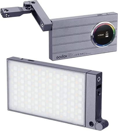 إضاءة مستمرة متعددة الألوان قودوكس Godox M1 RGB Camera Light, Portable LED 
