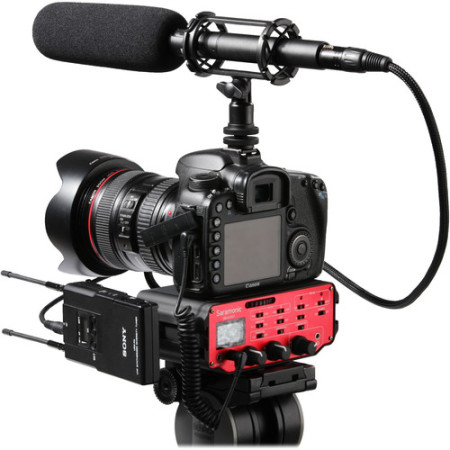 Saramonic SR-AX107 Two-Channel XLR Audio Adapter for DSLR Cameras & Camcorders 