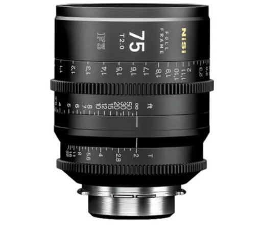 عدسة سنمائية NiSi F3 75mm Full Frame Lens T2.0 